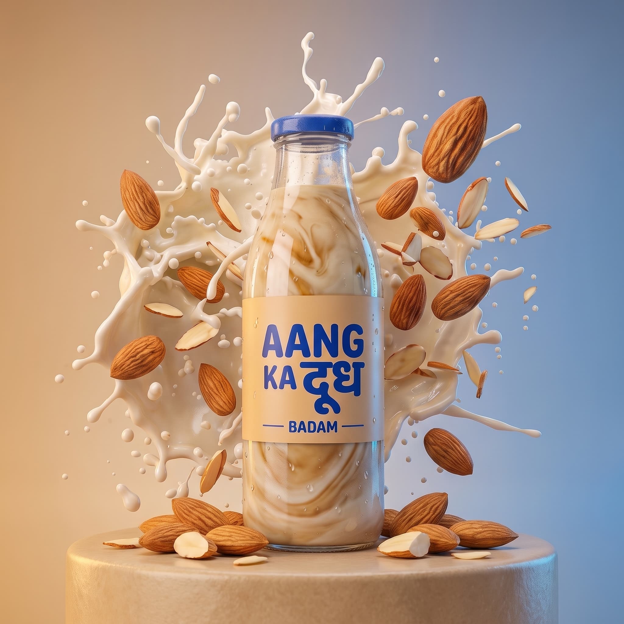 Aang Badam Milk view 1